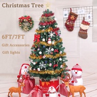 Christmas tree simulation Christmas deciduous Christmas tree with decorative accessories 5FT/6FT