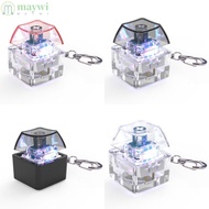 MAYWI Fidget Keychain, Finger Keyboard Cap Mechanical Switch Finger Keyboard Caps, Relaxing Stress R