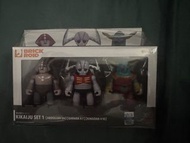 全新 Goodsmile Brickroid  鐵甲萬能俠 機械獸套組 1 Konkani Set 1 X10 V6