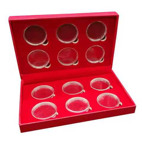 Hot Sale Practical High Quality Home Garden Coin Storage Box Storage Boxes Coin Storage Case Commemo