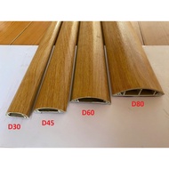 Wood grain semi-circular brace D30 D45 D60 D80 1.2m tree