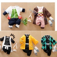 Demon Slayer Costume Anime Costume Tanjiro Kamado Nezuko Costume Bleach Anime Costume for Baby