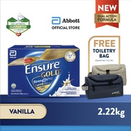 Ensure Gold Vanilla 2.22kg FREE Toiletry Bag (Adult Complete Nutrition)
