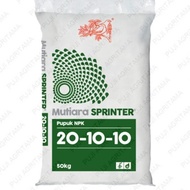 NPK MUTIARA SPRINTER 20-10-10 ORIGINAL FERTILIZER FACTORY PACKAGING 1KG