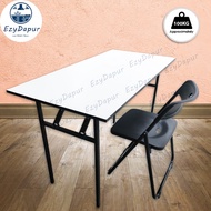 EZYD Foldable Banquet Table Event Table Catering Buffet HDPE Folding Table Outdoor Dining Meja Lipat