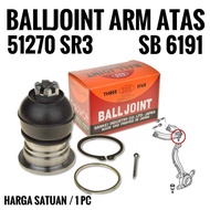 SB 6191 555 51270 SR3 Upper Balljoint Honda Accord S84 S86 CM5 CP2
