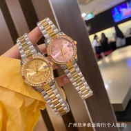 New Arrival Texture Laboratory Log Diamond-Studded Disc Steel Band Fashion Women's Watch Live 3f2