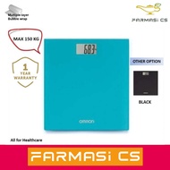 OMRON Digital Body Weight Scale HN289 OCEAN BLUE (1 year warranty) (weight scale digital) (penimbang