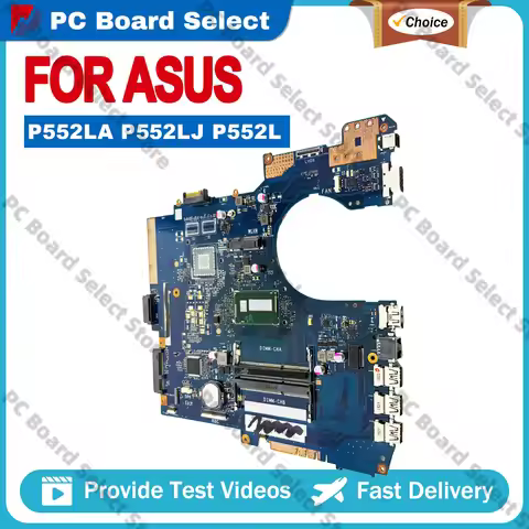 PE552L P552LA Laptop Motherboard For ASUS ProArt PRO552L PX552L P552L P552LA P552LJ Mainboard W/ I3 