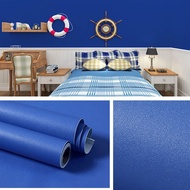 Plain Wall Paper Darkbiru 8m to 9m x 45cm