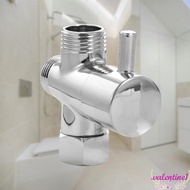 VALENTINE1 3 Way Shower Head Diverter Valve, Brass Three Function 3 Way Switch Faucet Valve, Shower 