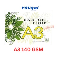 A3 SIZE SKETCH BOOK/LAYOUT PAD 135GSM/140GSM/165GSM