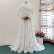 Wedding Dress/Wedding Dress/Wedding Dress/muslimah Dress/Wedding Dress/jumbo Dress/Small Dress