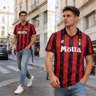 AC Milan 1993/94 Retro Home Maldini #3 Shirt Adult L