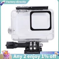 Waterproof Housing for  Hero7 White and Hero7 Silver, Protective 45m Underwater Dive Case Shell with