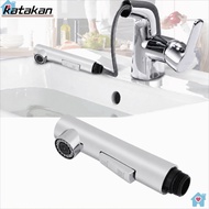 KATAKAN Faucet Sprayer, Pull Out G1/2 Male Thread Kitchen Faucet Head, Durable 2 Spraying Modes ABS 