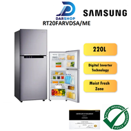 Samsung Refrigerator 2 Door Inverter 220L Fridge Peti Sejuk Peti Ais 2 Pintu Inverter Murah 冰箱 RT20FARVDSA