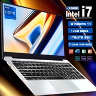 【THREE YEAR WARRANTY】NEW Laptop Gaming Computer Core i7 7500U 14.1''1080P IPS 12GB DDR4 512GB SSD fo