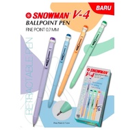 [ISTY] Snowman V4 0.7mm V-4 ballpoint Pen black Pen/