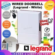 Legrand 6417 Doorbell / Schneider 99AC Wired Door Bell / MK Honeywell D3838 Wired Chimes Loceng Pintu Ding Dong Switch