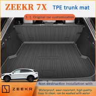 ZEEKR 7X Tailored TPE car interior accessories for trunk cushion, modified trunk mat
