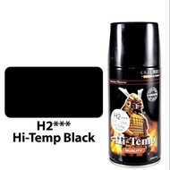H2*** High Temp Black Samurai Spray Paint 300ml