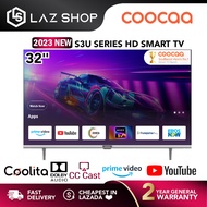 Coocaa 32 Inch HD Smart TV 32S3U | Youtube Prime Video | Game Mode | HDMI USB | 2023 New Model | Philips 32 Inch HD Android Smart TV 32PHT6916 | Netflix &amp; Youtube | AI Voice Control | Dolby Digital Plus | Smart TV