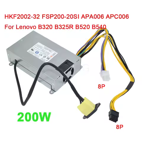 New For Lenovo B320 B325r B520 B540 8Pin 200W Power Supply HKF2002-32 APA006 APC006 FSP200-20SI HK20