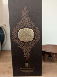 EMPTY BOTTLE Glenfiddich 30 Year Old Single Malt Scotch Whisky