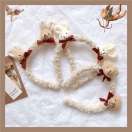 Bunny ears headband female cute funny face wash headband bear cartoon hairpin KOL headband funny hea