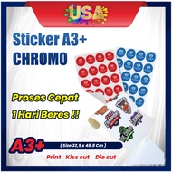 PRINT A3 CHROMO STICKERS - READY TO PRINT FILES