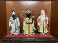 「福祿壽公仔 」連玻璃裝飾箱