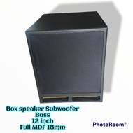 Box speaker subwoofer bass 12 inch