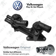 Original Volkswagen Radiator Coolant Thermostat Housing 03C121111AM for Polo Sedan 1.6 Vento EA111 J