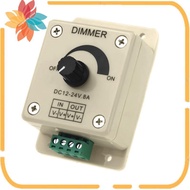 DC 12V-24V LED Dimmer Controller Adjust Single Color For 5050 3528 LED Strip