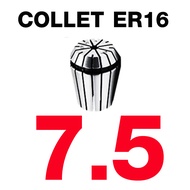 SPRING COLLET ER16 ER16 Collet คอลเล็ต ER16 DIA. 1.5-10.5mm. ค่าความเที่ยงตรงสูง ใช้กับเครื่องกลึง เครื่องกัด CNC ตัวจับเอ็นมิล ดอกกัด ดอกสว่าน ราคาต่อ 1ชิ้น