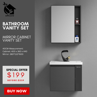 40/50CM. Bathroom Basin Vanity Set / Bathroom Cabinet / PVC Basin Cabinet With Mirror Cabinet