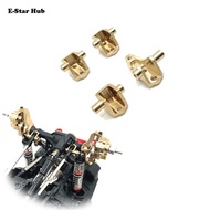 Front Rear Axle Tie Rod Fixing Components for WLtoys 104006 104010 104020 104026 RC Car Brass Upgrad