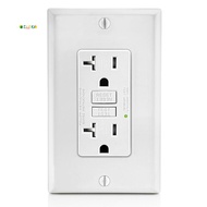 GFCI Outlet 20A, GFI Electrical Receptacle with LED Indicator, 20A Tamper-Resistant Ground Fault Cir