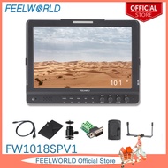 FEELWORLD FW1018SPV1 10.1นิ้ว SDI DSLR กล้อง Field Monitor Peaking Histogram Exposure IPS 1920X1200