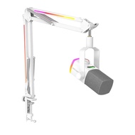 FIFINE AmpliGame AM8PROT (ไมโครโฟน) USB/XLR Dynamic Microphone Kit with RGB Boom Arm Stand