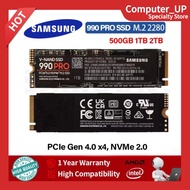OEM SAMSUNG 990 PRO SSD 500GB 1TB 2TB PCIe 4.0 M.2 2280 Internal Solid State Hard Drive Seq Read Spe