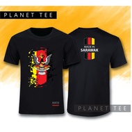 SARAWAK Design Negeri Version Special Edition Cotton or Microfiber Jersey T-Shirt Baju