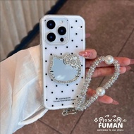 Luxury Diamond Cat Mirror Casing For Vivo Y04 Y04S Y03 Y03T Y02 Y02A Y02T Y01 Y01A Y20 Y20S Y20A Y20