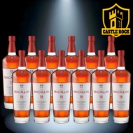 Macallan 18yrs Sherry Oak Highland Single Malt Whisky 700ml/43%. (With Box) x 12