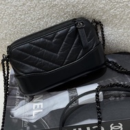 Chanel • Gabrielle 限量So black 全黑流浪Woc鏈條包