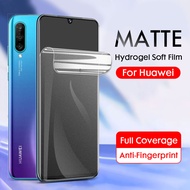 Matte Frosted Hydrogel Soft Film For Huawei P40 P30 P20 Nova 11 11i 9 8i 7 7i 5T Y6P Y5P Y9 Y7 Pro Screen Protector