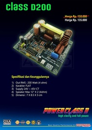 POWER CLASS D200 MONO