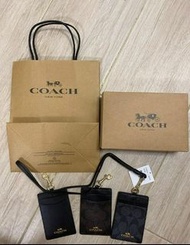 禮物自用_全新Coach 掛頸證件套