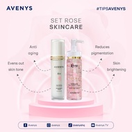 AVENYS SKINCARE SET ROSE (SET JERAGAT , KULIT KUSAM , MENCERAH)